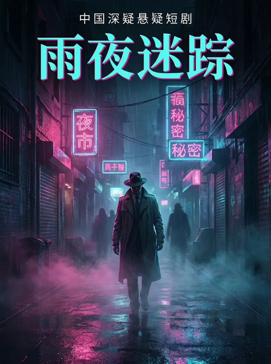 中国色情 悬疑追踪短剧 - 雨夜迷踪海报